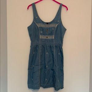 Denim embroidered American Rag dress